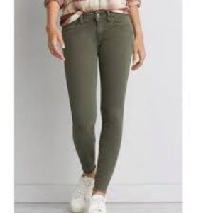 Brand: American Eagle, Size: 0, Length: regular, Color: army green